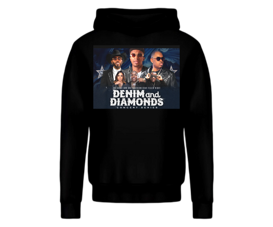 Denim and Diamond dtf Hoodie